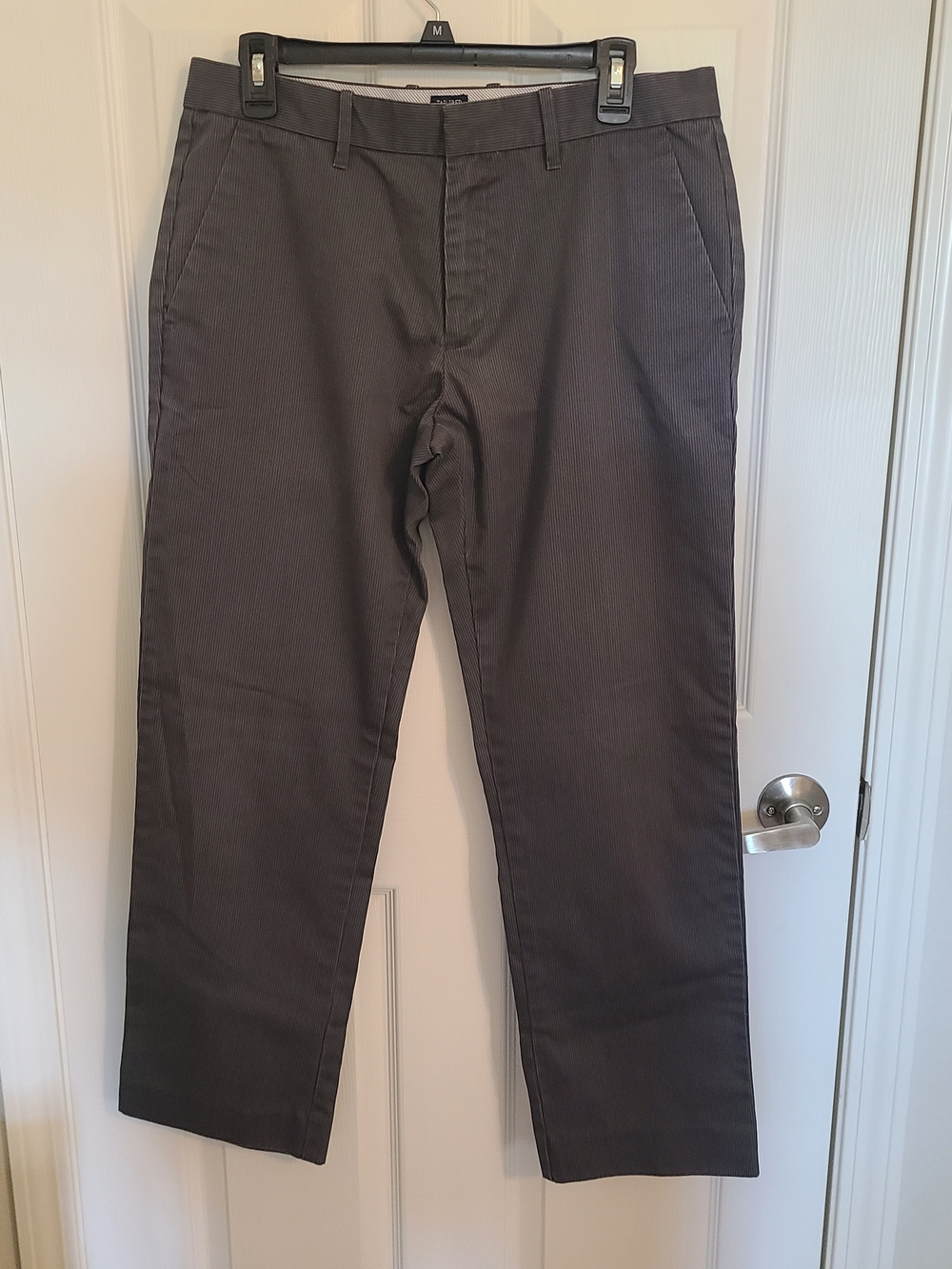 GAP Men's Charcoal Straight-Leg Chinos